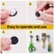 90 Pieces Strong Magnets for Crafts with Adhesive Backing,Ceramic Magnets Small Round Circle Magnets for Refrigerator, Craft Hobbies, Science Projects & School Notice Boards (Black,0.7 * 0.12inch)